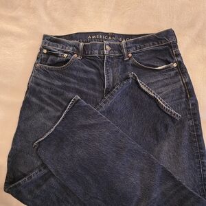 American Eagle Outfitters Men's Dark Blue Denim Jeans